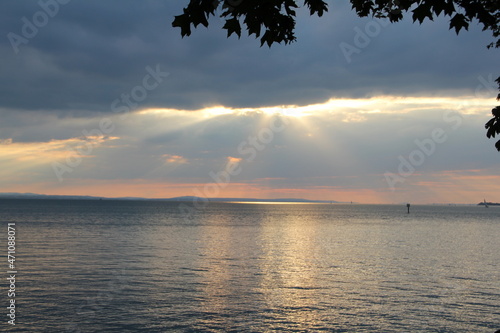 Bodensee beim Sonnenuntergang 