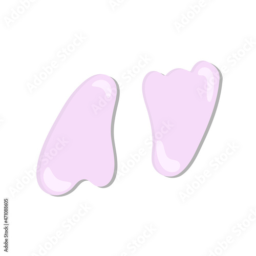 rejuvenating facial massager guasha scraper