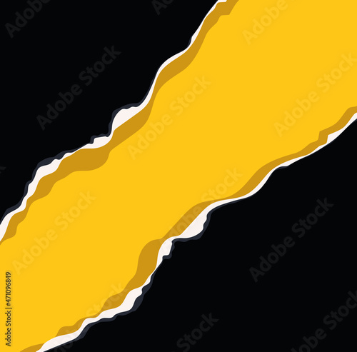 ripped black pape