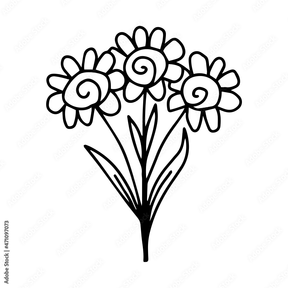 Flower Line Art Flower Line Art