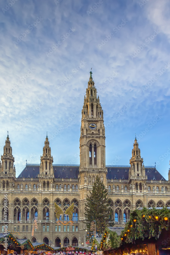 Town hall of the Vienna, Austria