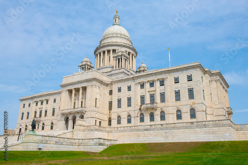 Rhode Island State House was built in 1904 with Neoclassical style in downtown Providence, Rhode Island RI, USA. 