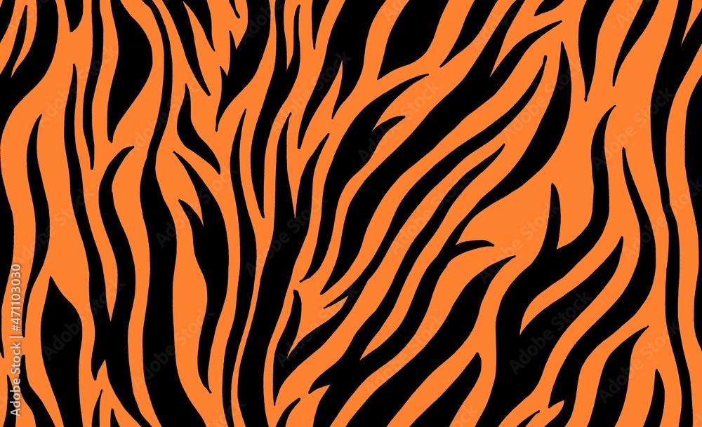 Tiger stripes pattern vector design Tiger stripes pattern vector design