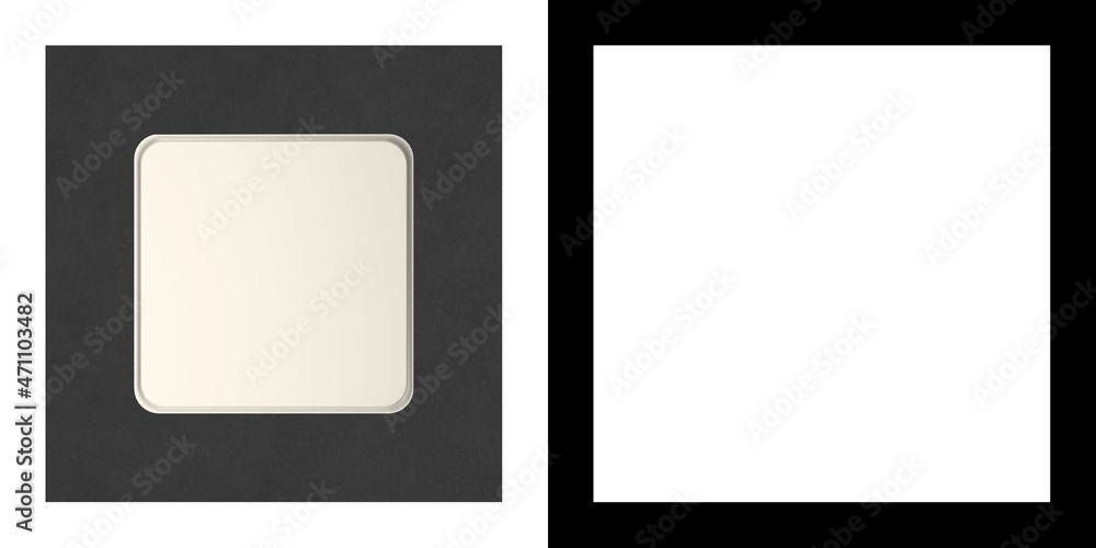 Fototapeta premium 3D rendering illustration of a CPU central processing unit