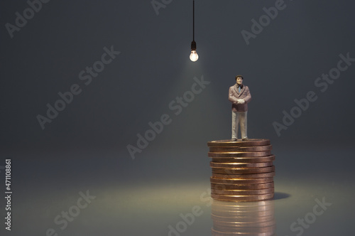 Successful business idea concept photo