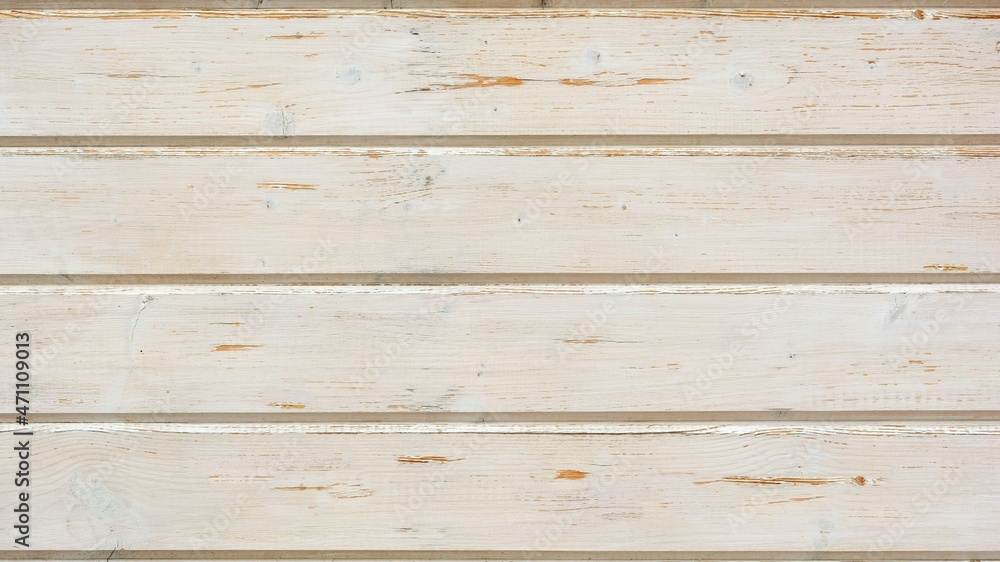 Background of aged white painted wooden planks close up.
Background of aged white painted wooden planks close up.