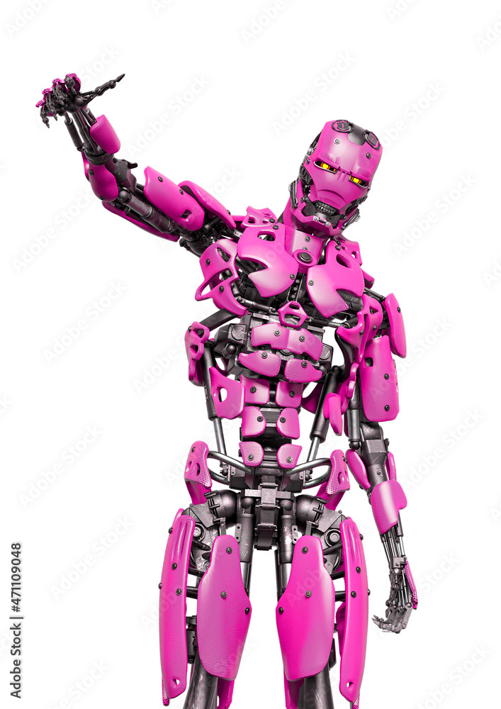 cyborg is talking and sending a message cyborg is talking and sending a message