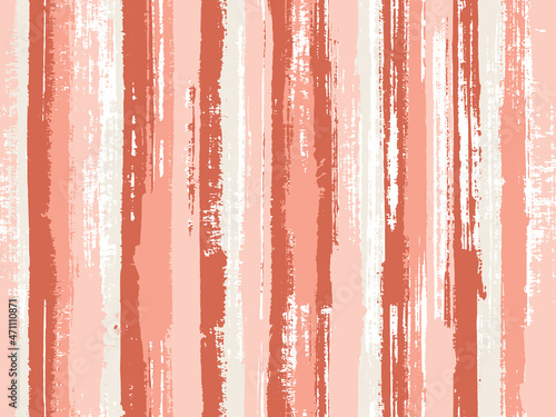 Sloopy gouache vertical lines vector pattern.