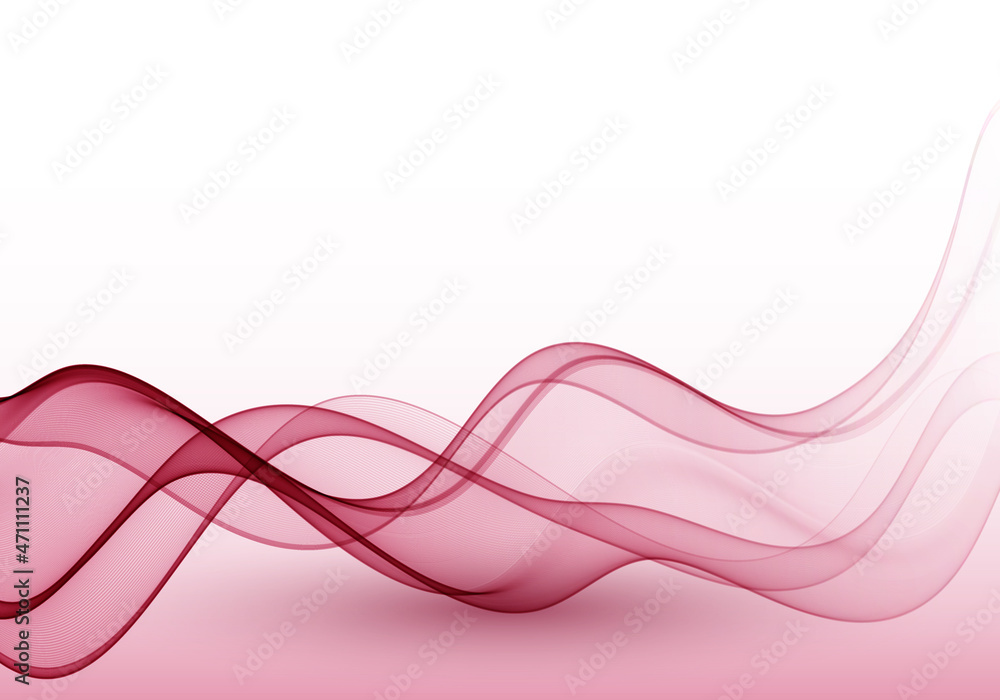 Red abstract vector wave flow Design element Red abstract vector wave flow Design element