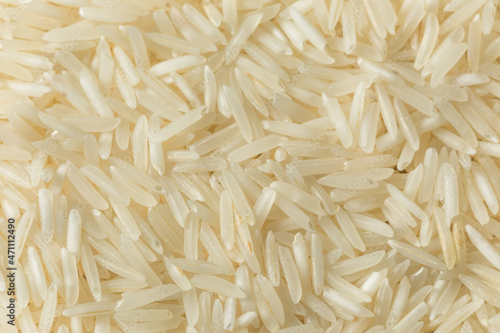 Dry White Organic Basmati Rice Dry White Organic Basmati Rice