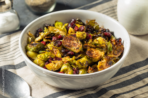 Homemade Thanksgiving Cranberry Brussel Sprouts photo
