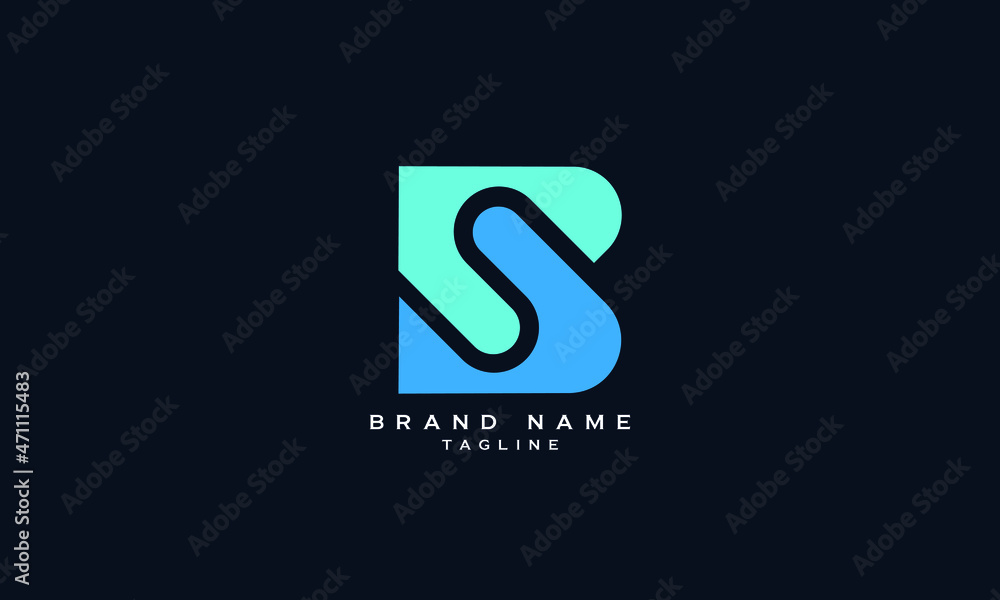BS, SB, CC, Abstract initial monogram letter alphabet logo design BS, SB, CC, Abstract initial monogram letter alphabet logo design
