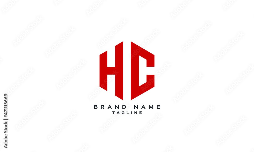 HC, CH, Abstract initial monogram letter alphabet logo design HC, CH, Abstract initial monogram letter alphabet logo design