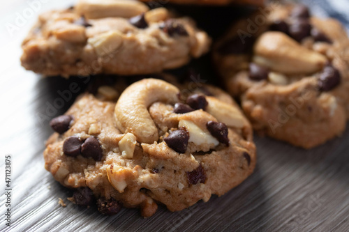 Chocolate Chip Cookies with Cashews