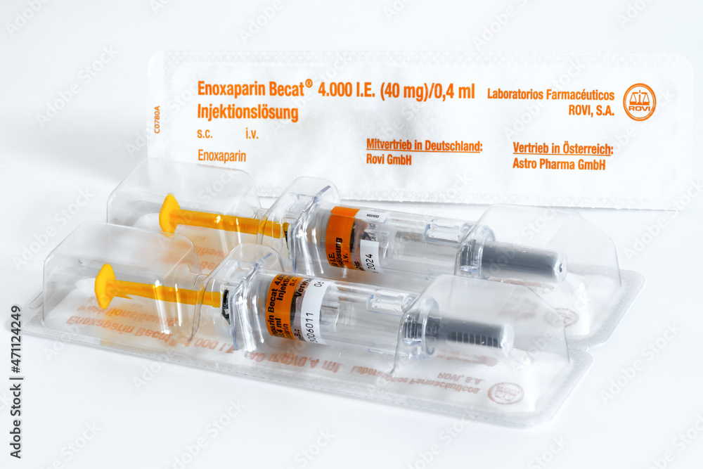 Germany 2021Enoxaparin syringes son a prescription medicine that is