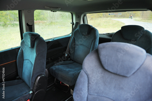 Velor seats, car interior.  © lial88