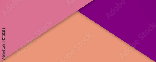Color trends 2022. Color of the year illustration. Fashion, calming coral, velvet violet and pacific pink background