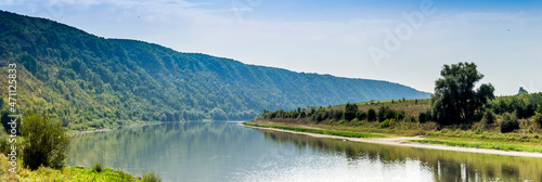 Dnister river landscape