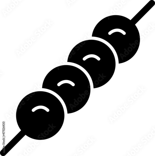 fast food icons skewer and grill