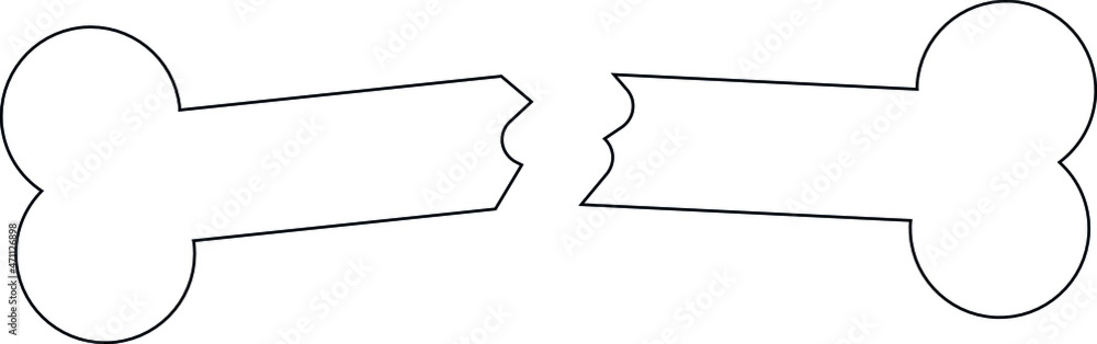 emergency icons leg and bone emergency icons leg and bone