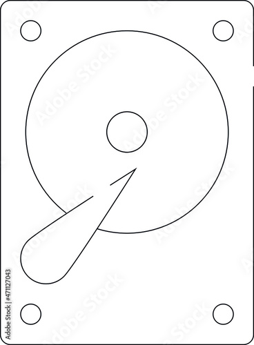 electronics and appliances icons cd player and compact disc