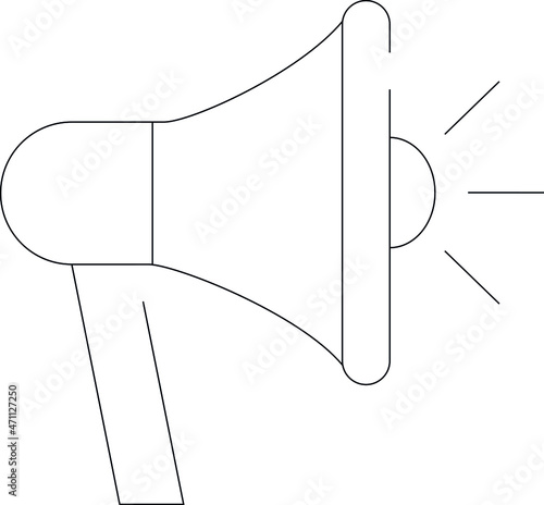electronics and appliances icons speaker and megaphone