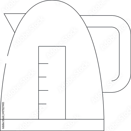 electronics and appliances icons kettle and kitchenware