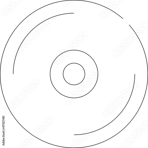 electronics and appliances icons cd and dvd