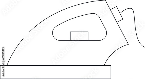 electronics and appliances icons iron press and electronics