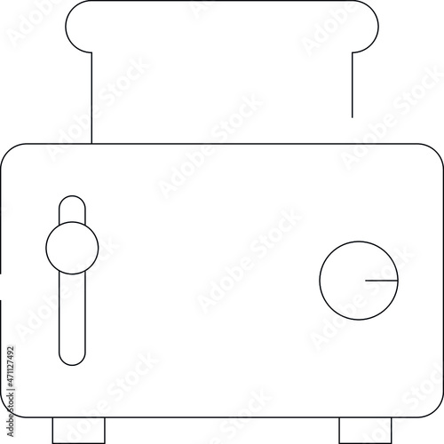 electronics and appliances icons toaster and electronics