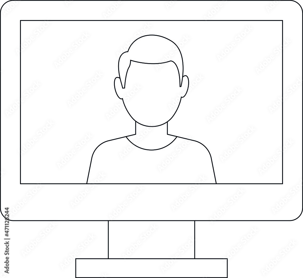 education icons monitor screen and monitor education icons monitor screen and monitor
