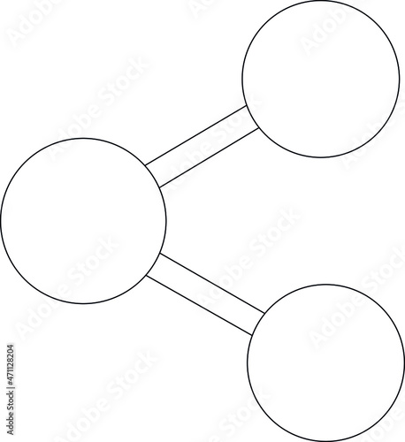 education icons sharing  and connector