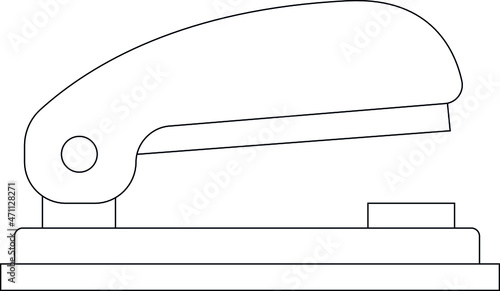 education icons stapler  and staple