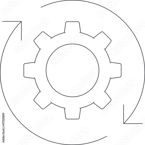 digital marketing icons refresh and restart