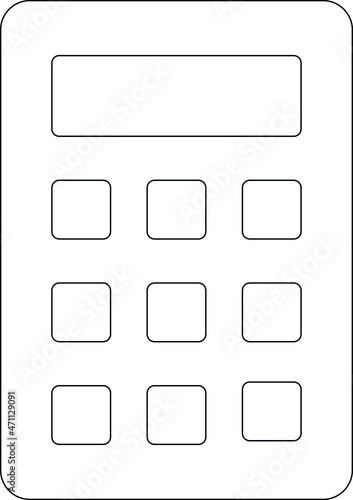 digital marketing icons calculate and finances