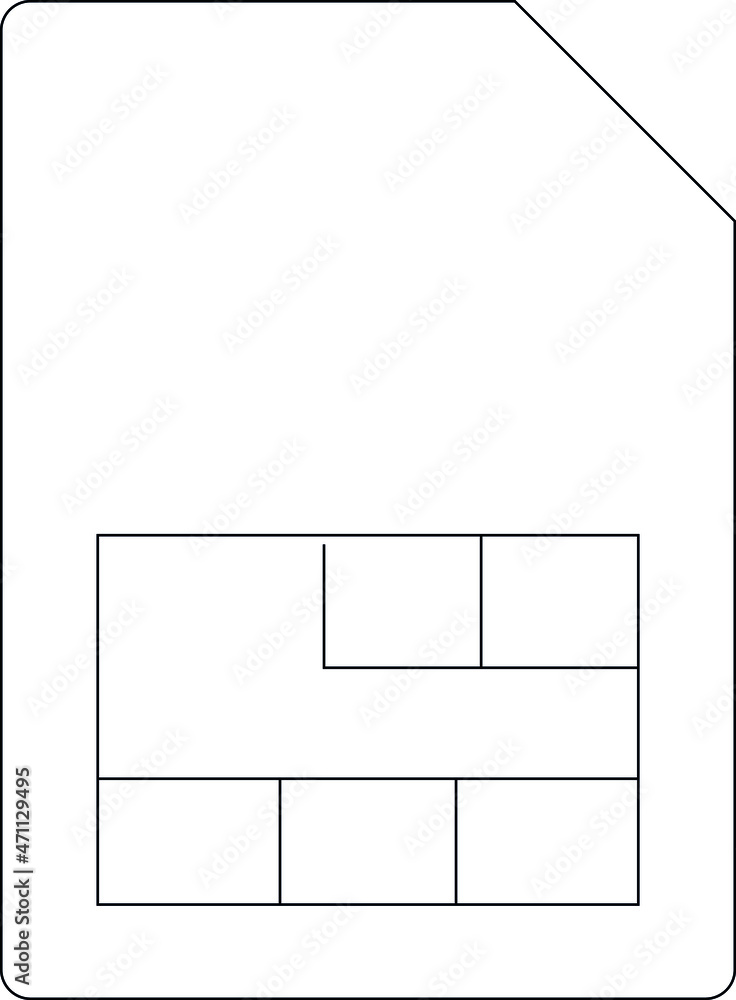 electronics and devices icons sim and chip electronics and devices icons sim and chip