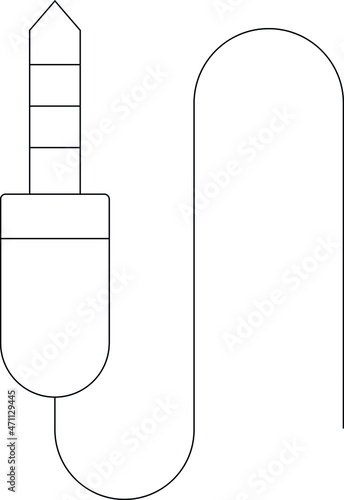 electronics and devices icons jack and connector