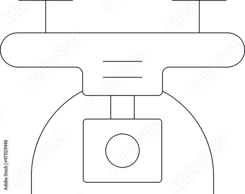electronics and devices icons drone and quadcopter
