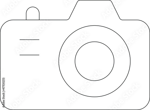 camping icons dslr camera  and dslr