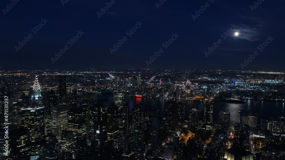 New York City skyline at night New York City skyline at night