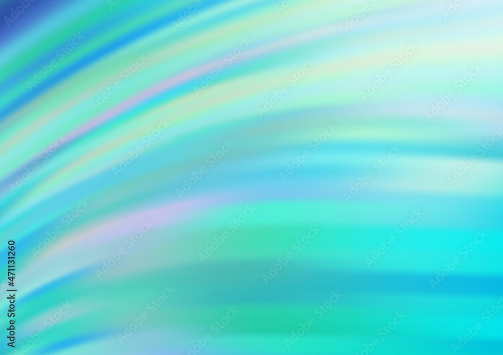 Light BLUE vector backdrop with bent lines. Light BLUE vector backdrop with bent lines.