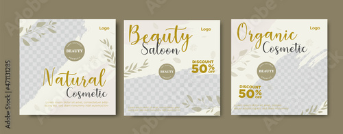 Cosmetic store social media posts	
