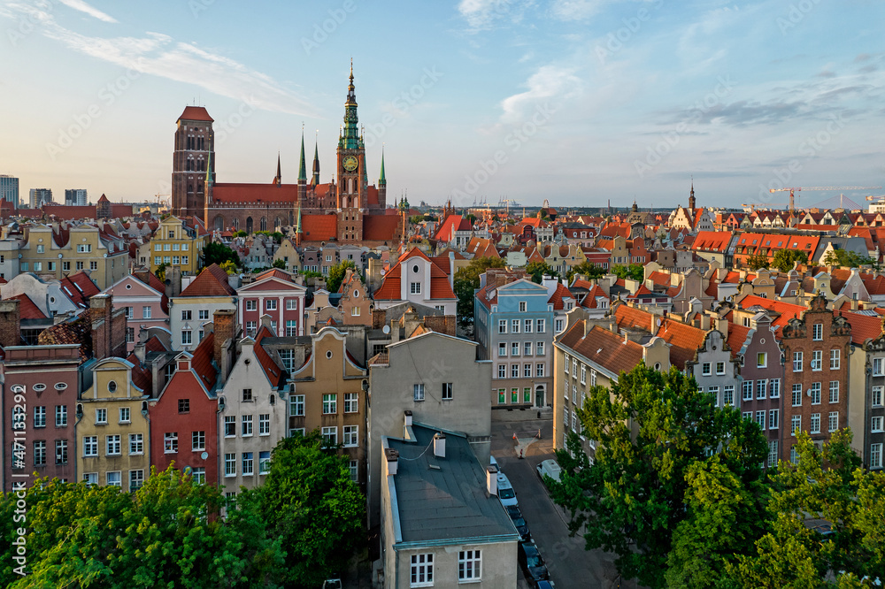 Obraz premium Old town of Gdańsk, Poland. 