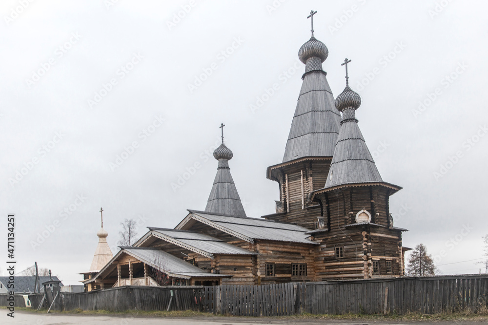 Cathedral of Assumption of Blessed Virgin Mary is an Orthodox cathedral in the historical part of the city called Lepostrov. Monument of wooden architecture.