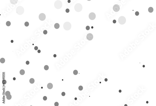 Light Silver, Gray vector template with circles.