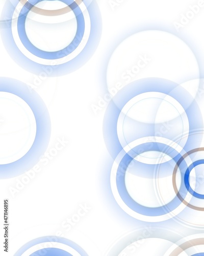 An abstract vertical background with many circles