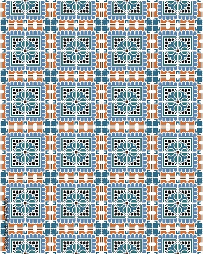An illustration of an abstract seamless pattern