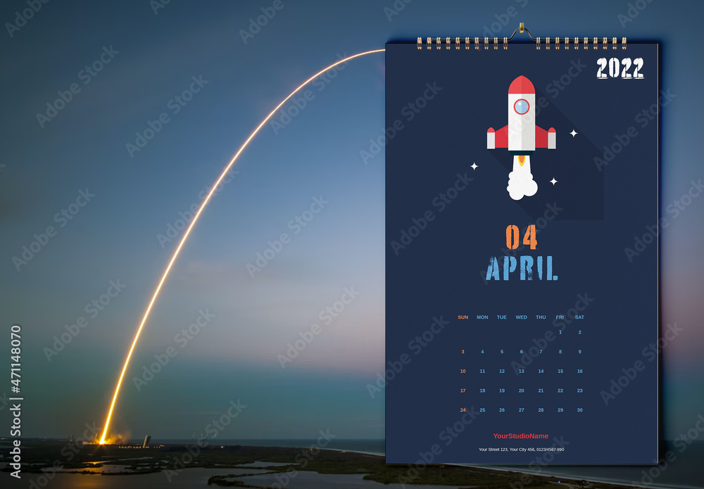 Kids Space Wall Calendar 2022 Layout Stock Template Adobe Stock Kids Space Wall Calendar 2022 Layout Stock Template Adobe Stock