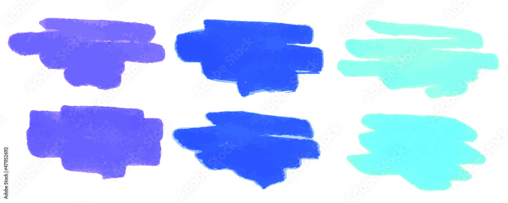 Vector set of paint brush spot, hand painted background, watercolor dab. For banner, tag or label watercolor backgrounds band. Vector set of paint brush spot, hand painted background, watercolor dab. For banner, tag or label watercolor backgrounds band.
