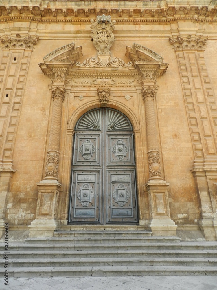 Modica, Sicily, Cathedral of San Pietro, Main Entrance